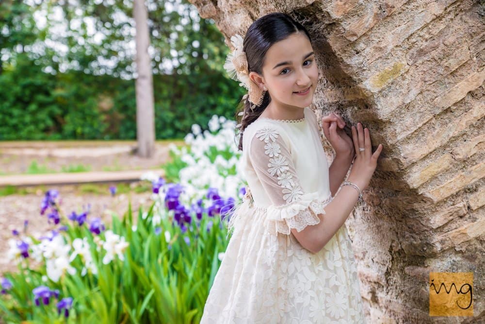 Fotografía de Comunión en el Carmen de los Mártires en Granada