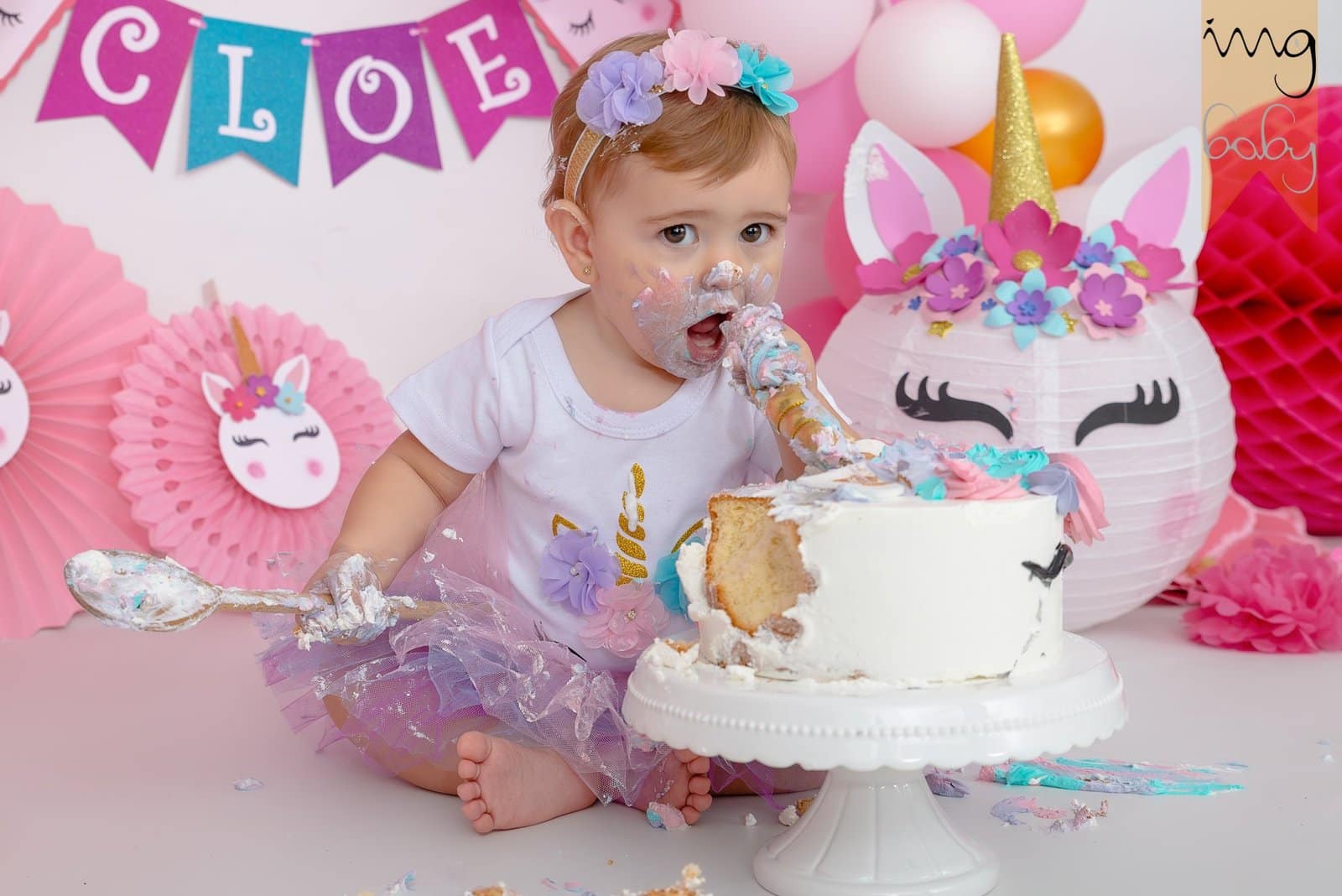 Reportaje de bebé del primer año en Granada