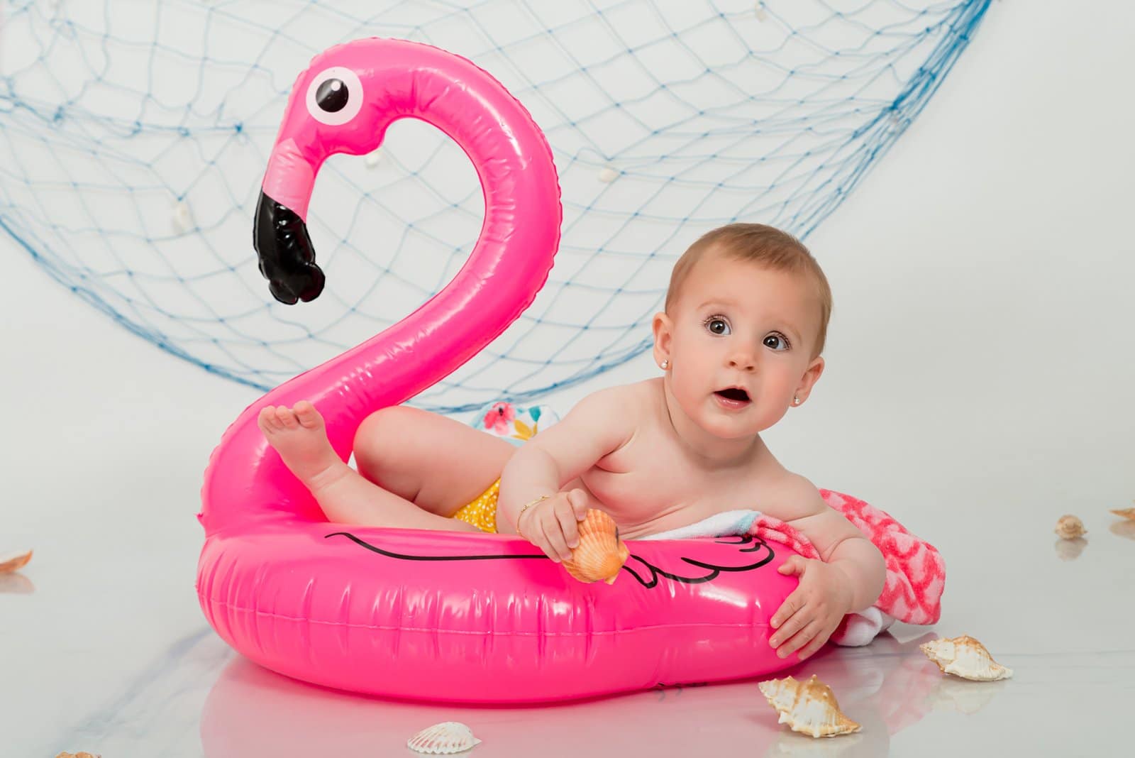 Fotografía de bebé con 7 meses