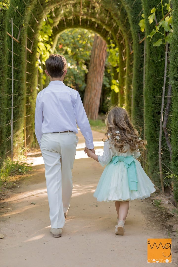Fotografías profesionales de Comunión en el Carmen de los Mártires de Granada