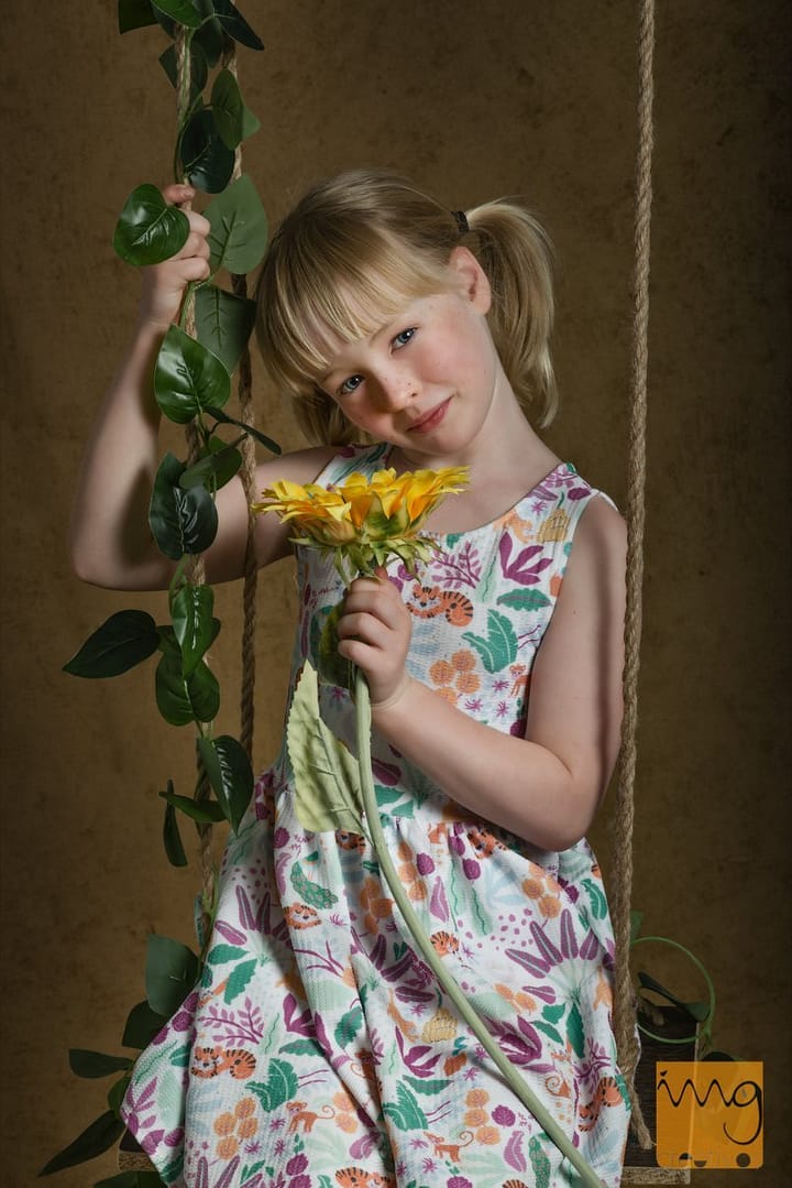 Retrato Fine Art en columpio