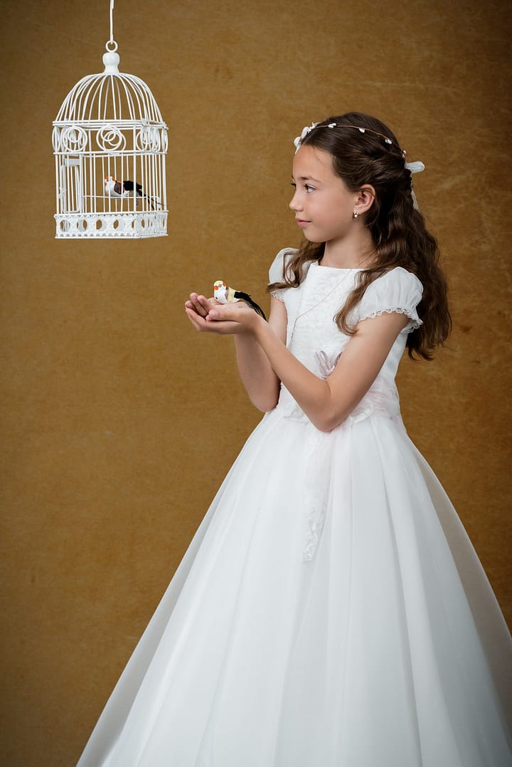 Fotografía de Comunión estilo Vintage