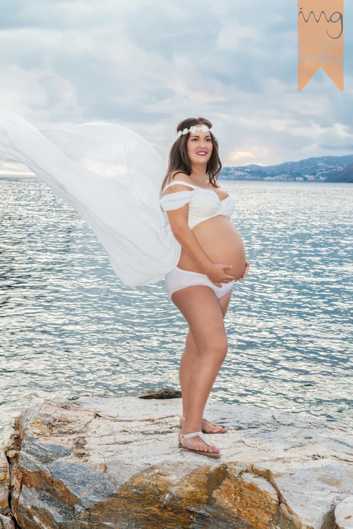 Reportajes de embarazo en la playa de Granada