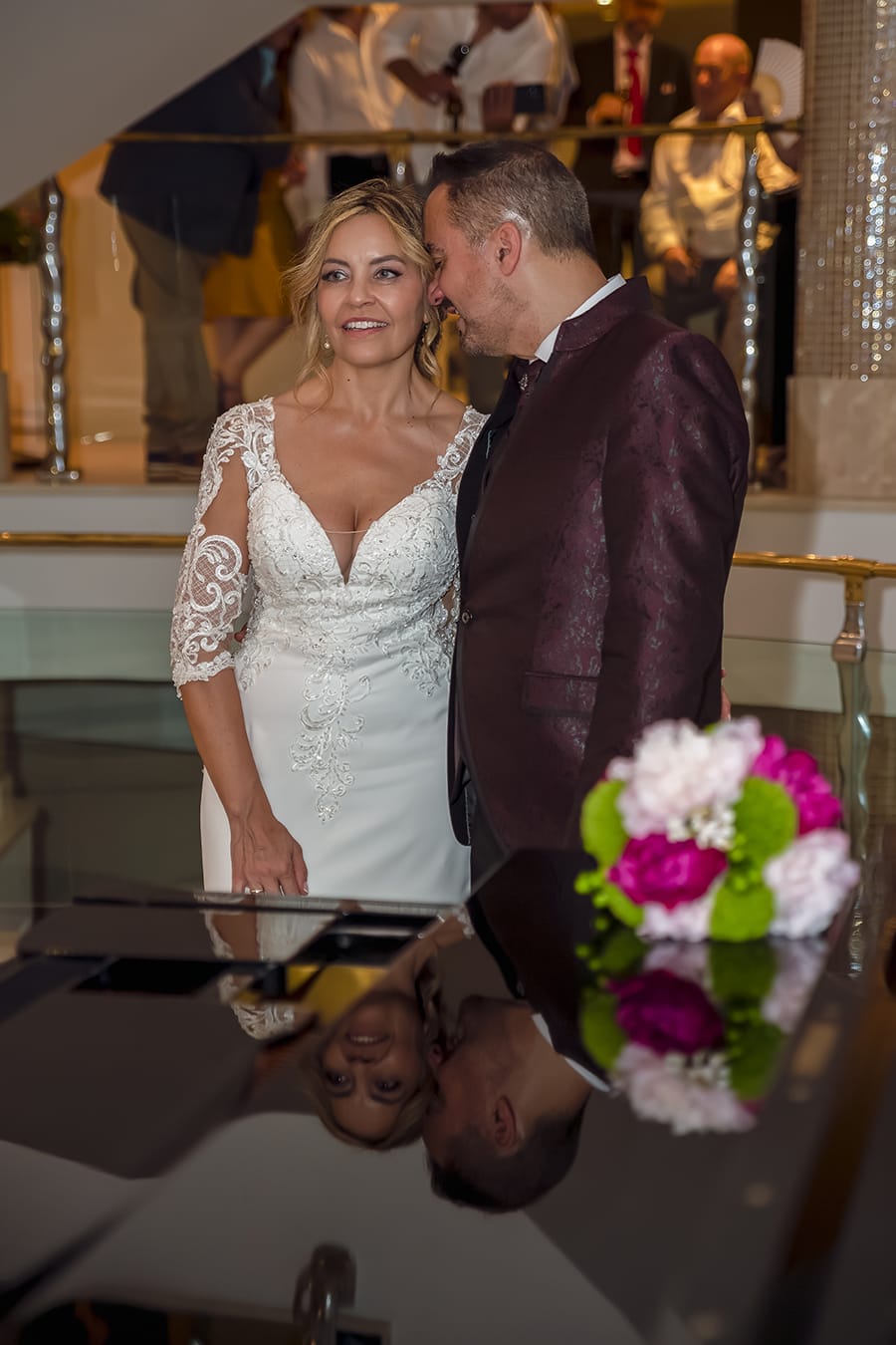 Sesión de fotos de boda piano Hotel Granada Palace Monachil, Vistas a Granada